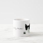 Chats et café - Ma devise ! Espresso Mug (Devant)