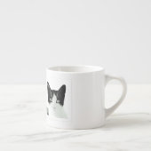Chats et café - Ma devise ! Espresso Mug (Droite)
