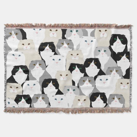 Chats et chats Jeter la couverture (Devant)