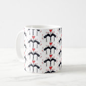 Chats et coeurs Café Mug (Devant gauche)