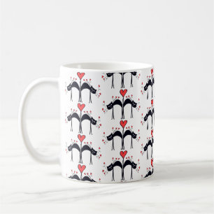 Chats et coeurs Café Mug