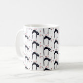 Chats et coeurs Café Mug (Devant gauche)