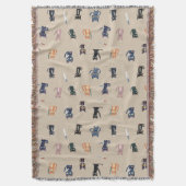 Chats et couteaux amusants Lancer la couverture (devant Vertical)