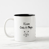 Chats et papilles Sleepy Shady Mug (Gauche)