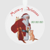 Chats et Père Noël (dos)