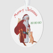 Chats et Père Noël (devant)