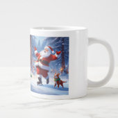 Chats et Santa Clause Mug Modèle (Droite)