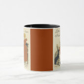 Chats et tasse de café (française) de fille (Centre)