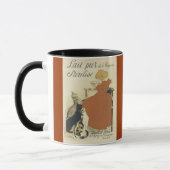 Chats et tasse de café (française) de fille (Gauche)