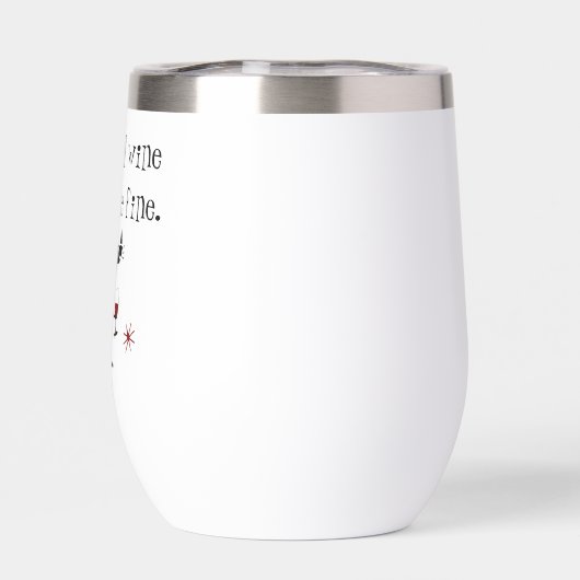 Chats et vin Feline Belle Pun à vin avec chat (Arrière)