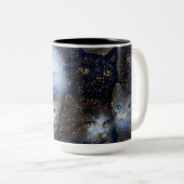 Chats étincelants Café Mug (Devant droit)
