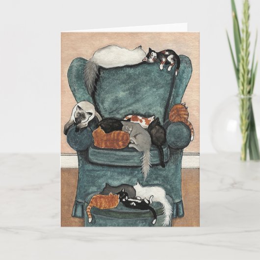 Chats Favorite chaise carte par BiHrle (Devant)