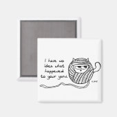 Chats Fils de Steal - Drôle Aimant Chat (Recto/Verso)