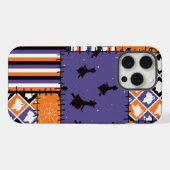 Chats Halloween Patchwork sorcières (Verso Horizontal)
