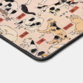 Chats Japonais de l'ère Edo, Kuniyoshi, Ukiyo-e (Coin)