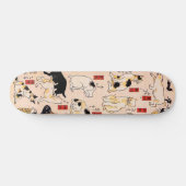 Chats japonais par Utagawa Kuniyoshi Skateboard (Horz)