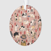 chats japonais Ukiyo-e Funny kitty (devant)