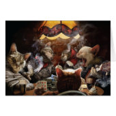 Chats jouant au poker (Devant horizontal)