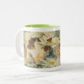 Chats Kitty et papillons Mug (Devant gauche)