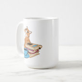 Chats, Livres et Mug de Café Mignon (Devant gauche)