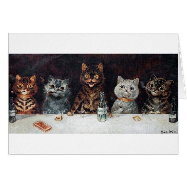 Chats, Louis Wain (Devant horizontal)