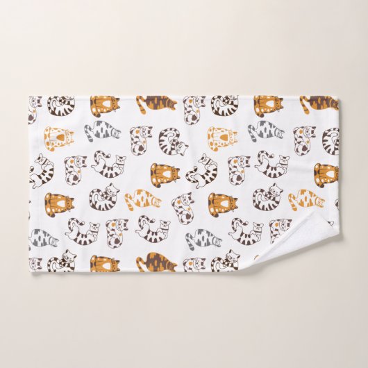 Chats Lounge Serviette de bain ensemble (Serviette à main)