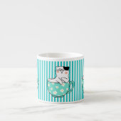 Chats mignons dans des tasses à thé (Devant)