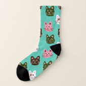 Chats mignons et adorables Chatons Motif| (Gauche - extérieur)