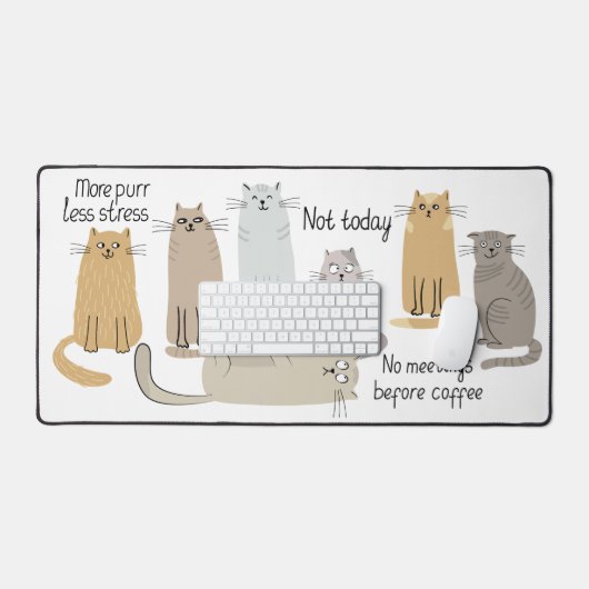 Chats mignons et citations (Clavier et souris)