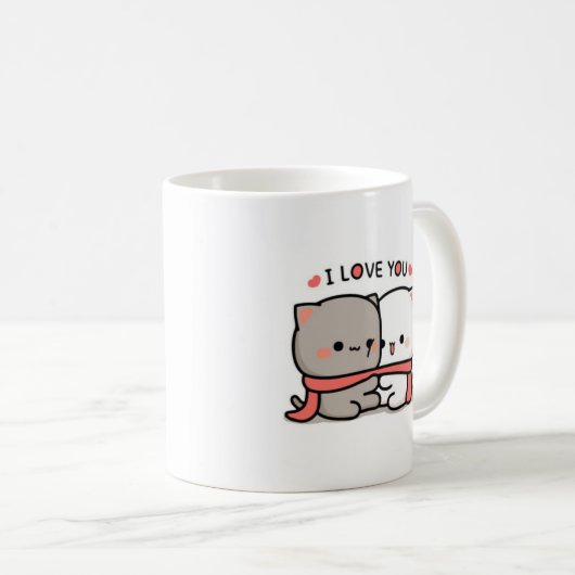 chats mignons | Love Coffee Mug (Devant droit)