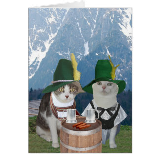 Chats/minous allemands drôles personnalisables