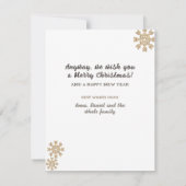 Chats Noël - Carte de Noël (Dos)