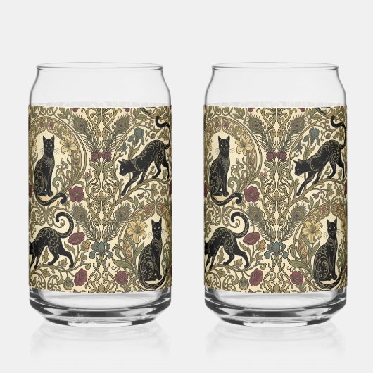 Chats noirs Art Nouveau (Recto)