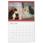 Chats noirs du calendrier du monde 2018 (Feb 2027)