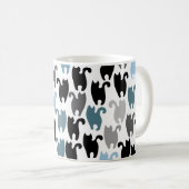 Chats noirs et mug d'amis (Devant droit)
