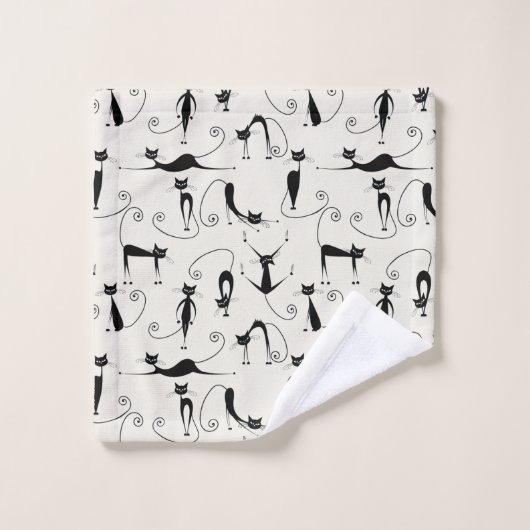 Chats noirs Kooky (Gant de toilette)