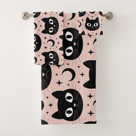 Chats noirs mignons & Halloween céleste (En situation)