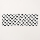 Chats noirs mignons Motif d'Halloween | Tapis (Devant (Horizontal))