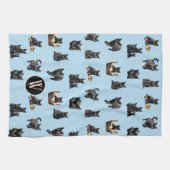 Chats noirs Motif serviette de cuisine
