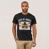 CHATS N'ROSE CAT T-Shirts Tee - shirts (Devant entier)