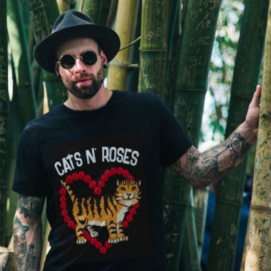 CHATS N'ROSE GINGER Cat T-Shirts