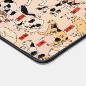 Chats par Utagawa Kuniyoshi (Coin)