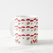 Chats Parapluies rouges Mug (Devant gauche)