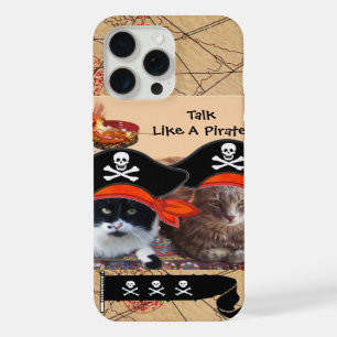 CHATS PIRATES CARTES AU TRÉSOR ET DRAPEAU ANTIQUES