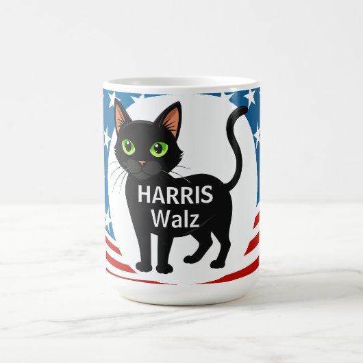 Chats pour Harris/Walz Design Mug (Centre)