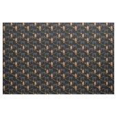 Chats Prim Halloween, Citrouilles, Balais, Tissu 5 (Fat Quarter)