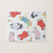 CHATS PYJAMA 8"X10" Puzzle (Horizontal)