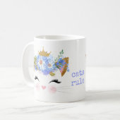 Chats Règle Princesse Kitty Mug (Devant gauche)