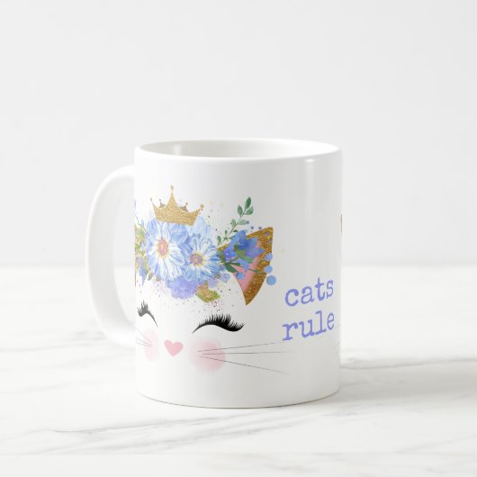 Chats Règle Princesse Kitty Mug (Devant gauche)