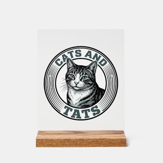 Chats Rétro et Tatouages Gravure Design de Chat_1 (Recto)
